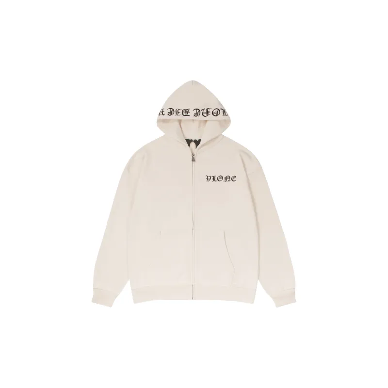 VLONE Big Logo Series Sweatshirt Unisex Beige Black-1