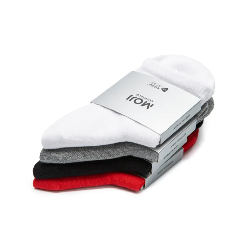 MOJICUSHERCO Mid-Calf Socks Men's 4 Pack-17
