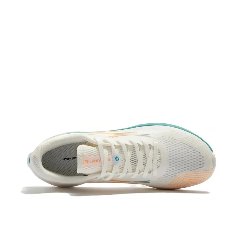 361° FlyFish 2 Anti Slip And Wear Resistant Lightweight Low Top Running Shoes Men's White Orange Blue-2