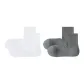 2 Pack: White/Light Gray