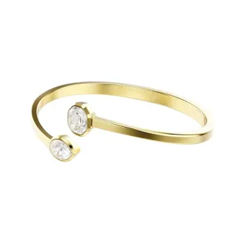 Swarovski Gold Plated Synthetic Cubic Zirconia Bangles Women's Gold