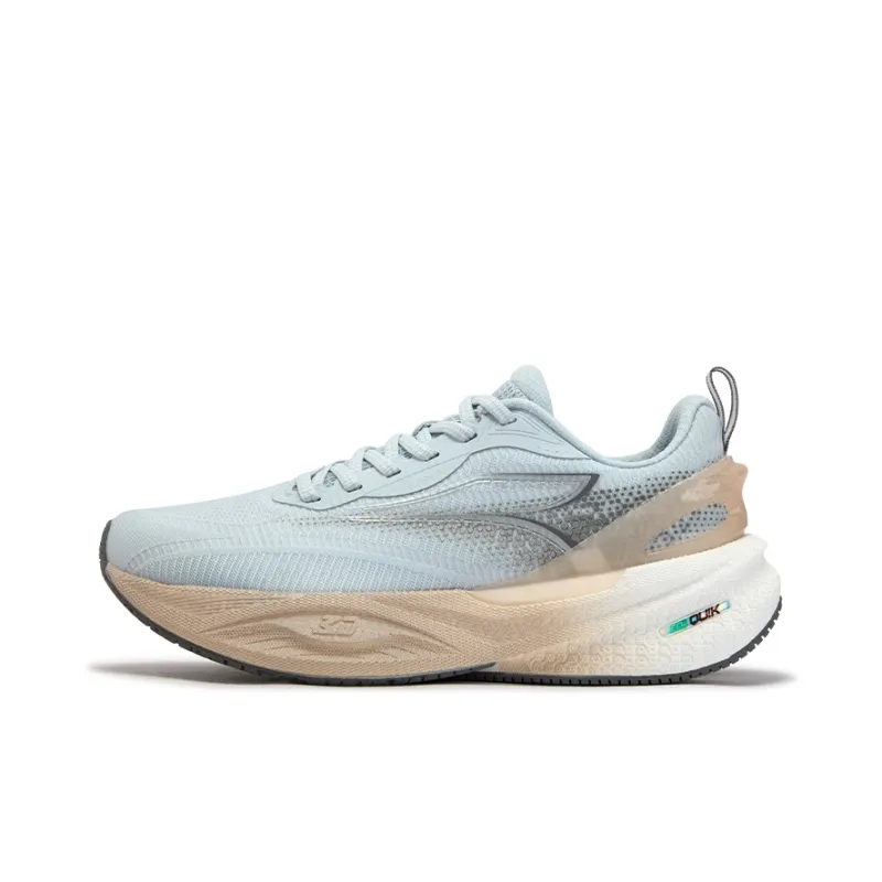 361° Speed Boost CQT2.0 Cushioned Slip Resistant Breathable Low Top Casual Running Shoes Unisex Blue Brown-0