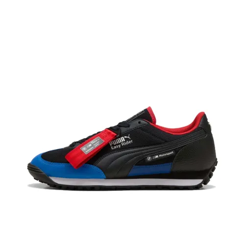 BMW M Motorsport x PUMA BMW M Motorsport Non-slip Lightweight Low-Top Casual Shoes Unisex Black Blue