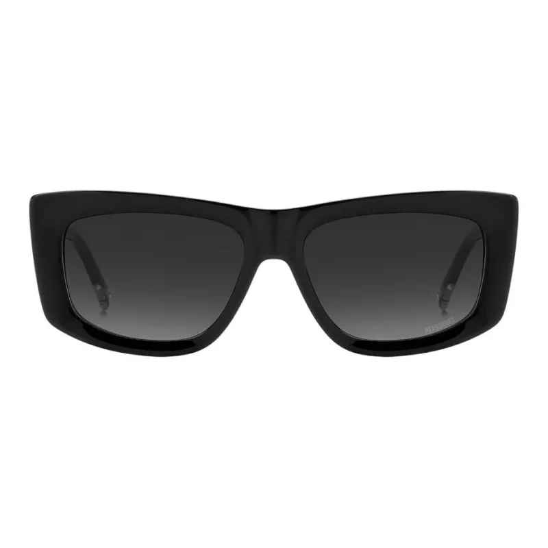 MISSONI Acetate Plastic Square Sunglasses Women's Black-1
