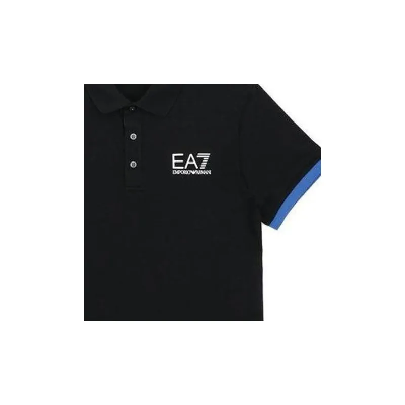EMPORIO ARMANI EA7 Polo Shirt Men's Black-4