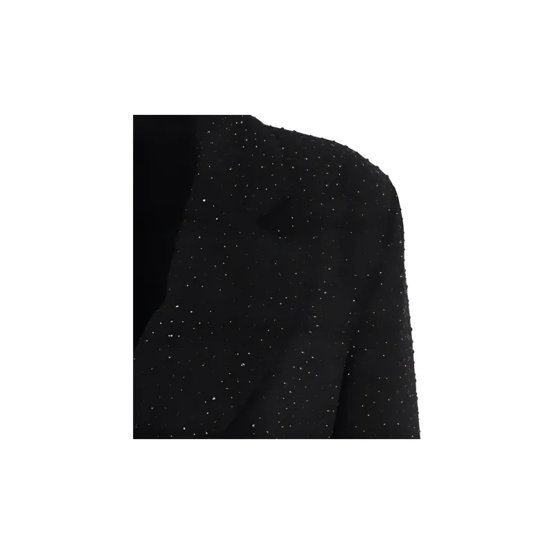 GIORGIO ARMANI Embellished Wrapped Blazer-3