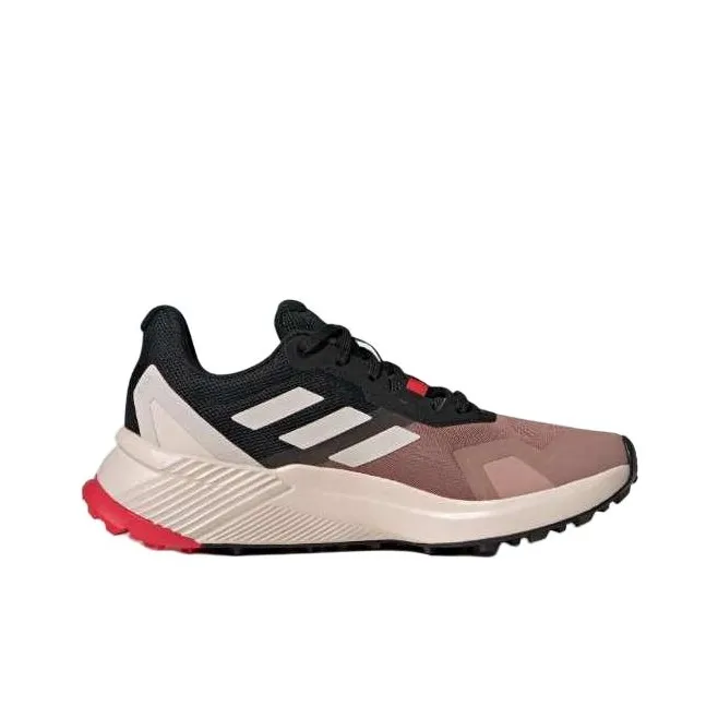 Adidas Terre Anti Slip Wear Resistant Low Top Trail Running Running Shoes Women's Black Pink-1