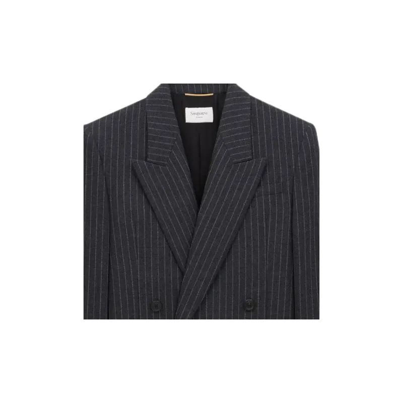 SAINT LAURENT Jackets Coats Women's Black-2