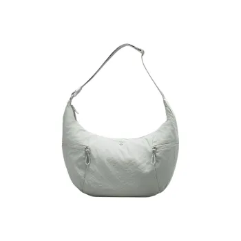 Lululemon Polyester Crossbody Bag Shoulder Bag Large Size Women's Jade Gray