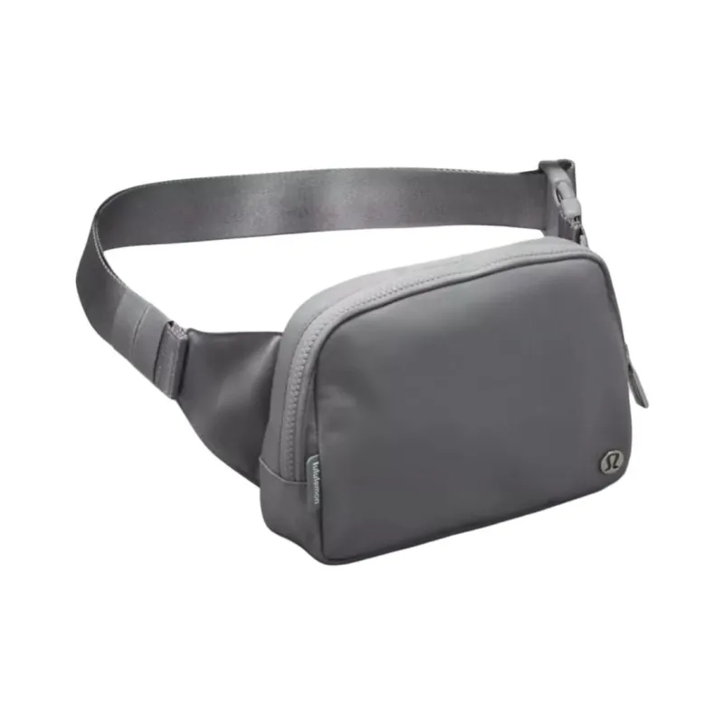 Lululemon Everywhere Nylon Sling Bag Fanny Pack Large Size Unisex Rhinoceros Gray-1