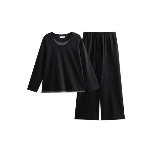 Same Language Pajama Set Women's Alocasia Black