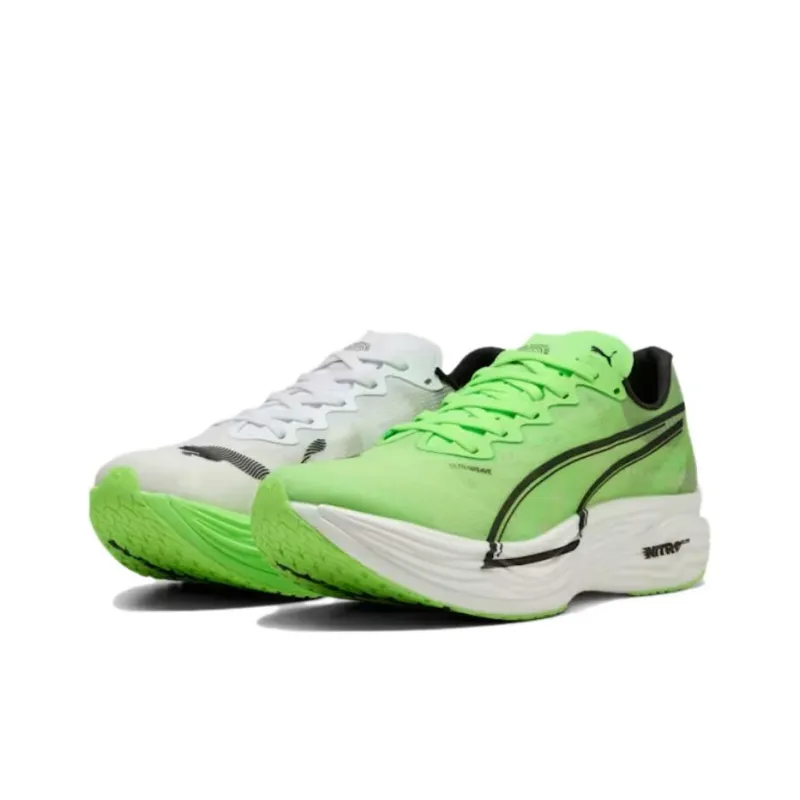 HYROX x PUMA Anti Slip Wear Resistant Low Top Casual Running Shoes Men's Green-2