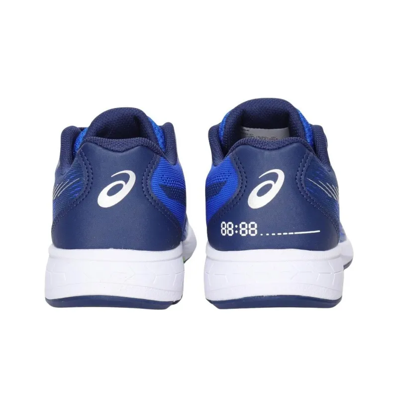 Asics Laser Beam Slip Resistant Cushioning Low Top Kids Lifestyle Shoes Blue Teenagers-5