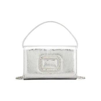 Roger Vivier Pilgrim Embellished Micro Tote Bag