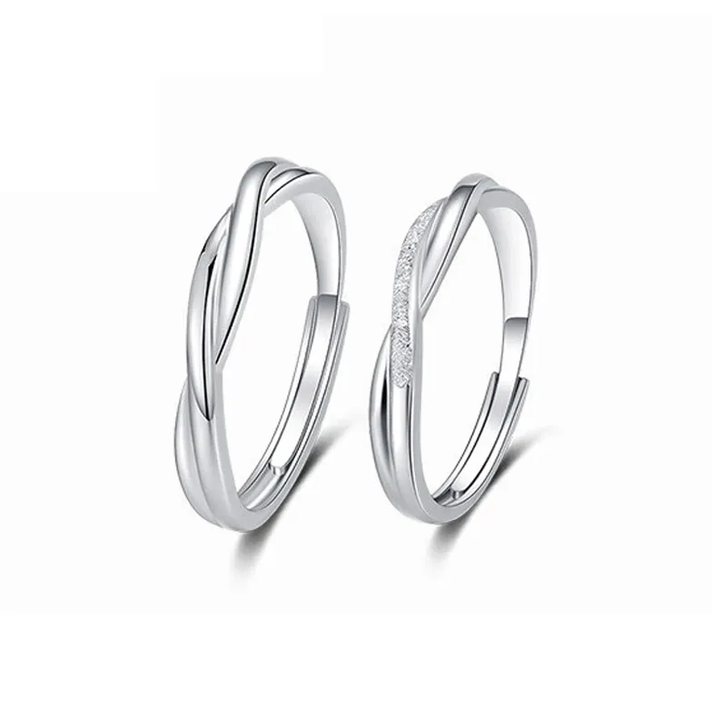 CHINA GOLD 999 Fine Silver Rings Unisex-5