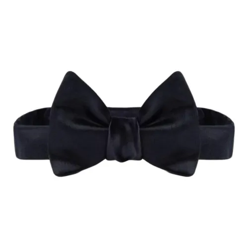 Brunello Cucinelli Cotton Silk Bow Tie Men's Blue