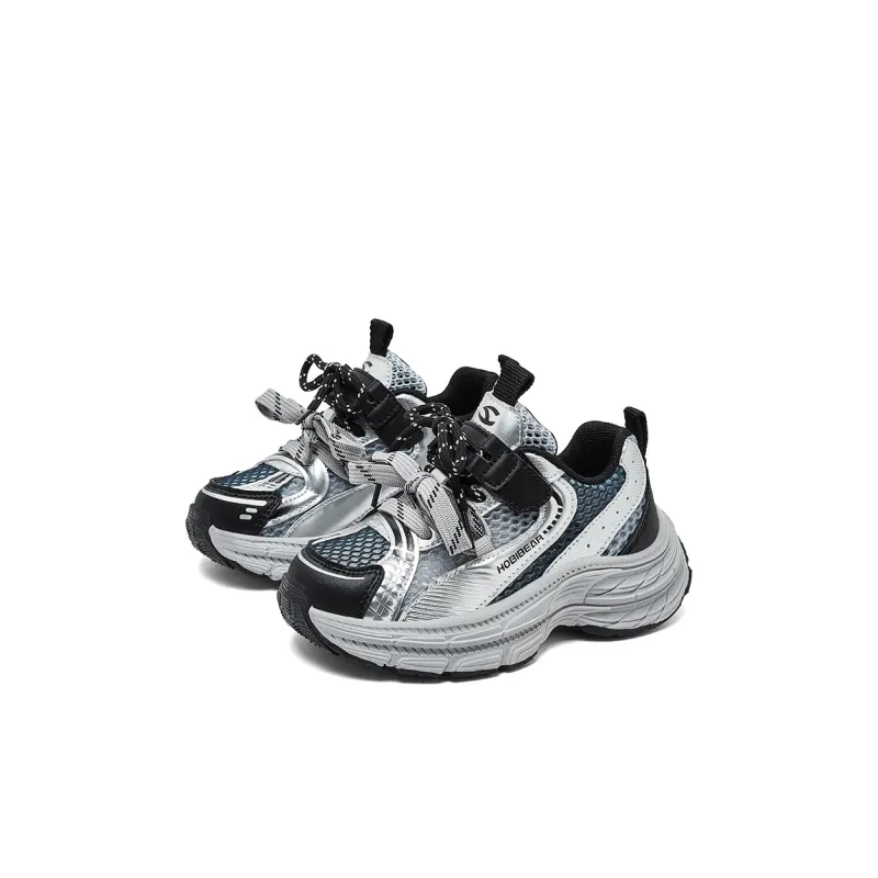 HOBIBEAR Kids' Running Shoes Gray Silver Kids'-2
