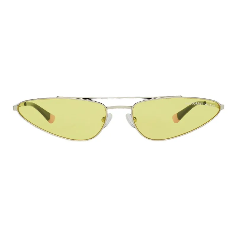 Victoria's Secret Metal Aviator Sunglasses Women's Yellow-2