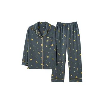 XIAFENYAN Pajama Set Women's Navy Blue