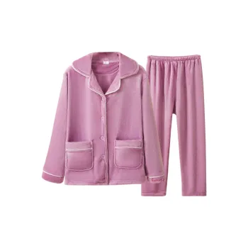 H YXIANG Pajama Set Women's Mauve Purple
