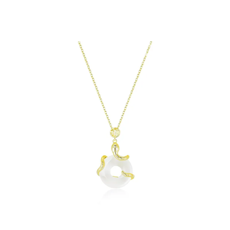 Kim Ka Fook Chalcedony Jade Necklaces Women's-4