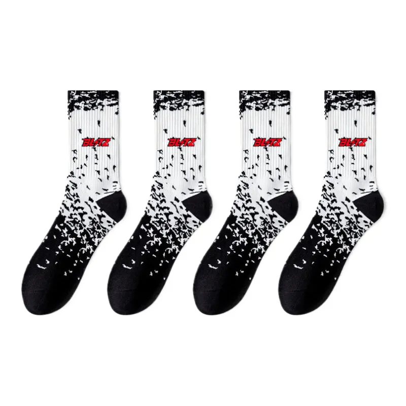 Cotton Gene Mid Calf Socks Men's 4 Pack-5