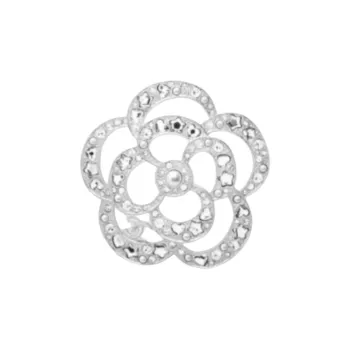 CHANEL   Brooches Unisex Silver