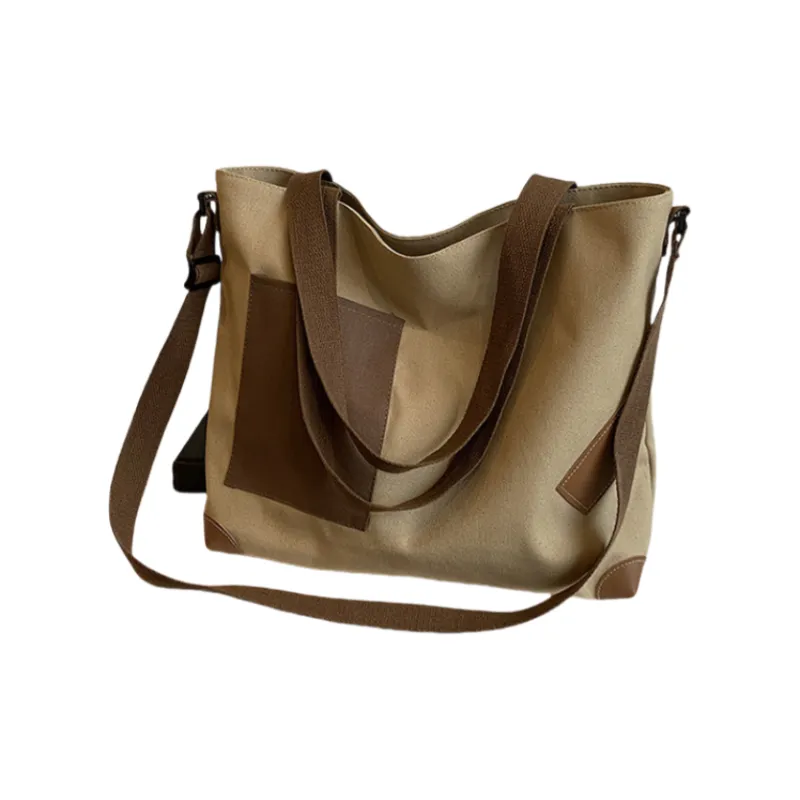Xmithie Canvas Bag Crossbody Bag Regular Unisex White/Khaki/Black/Green-6
