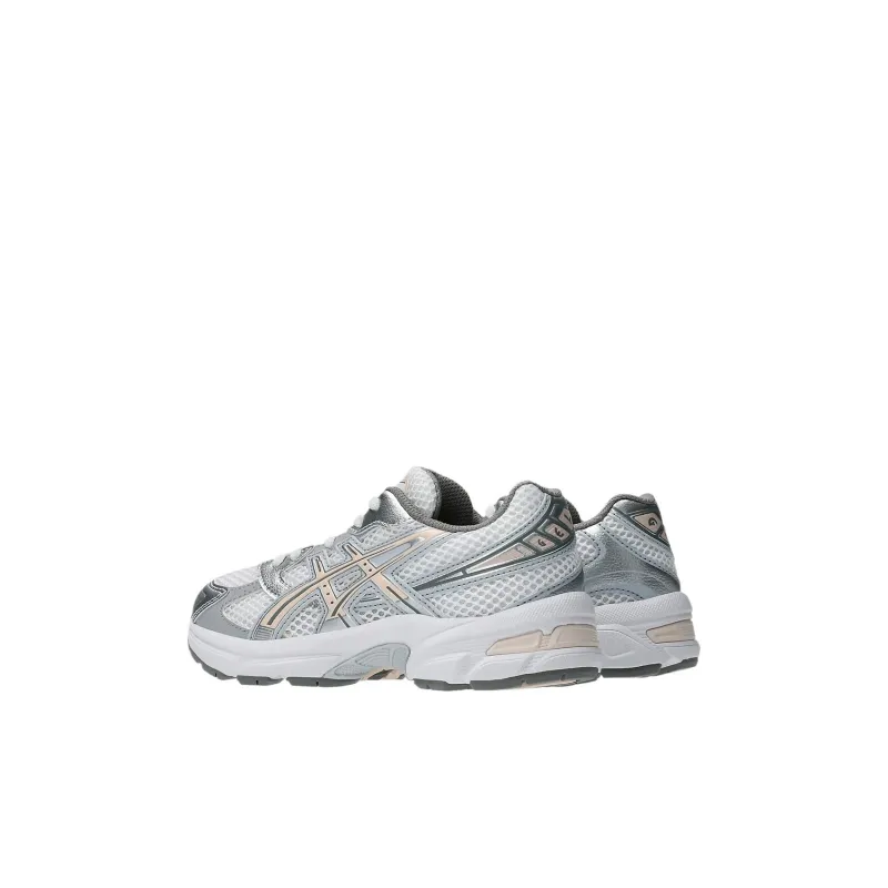 Asics Gel 1130 Slip Resistant Shock Absorbers Low Top Kids Lifestyle Shoes White/Pearl Pink Kids'-3