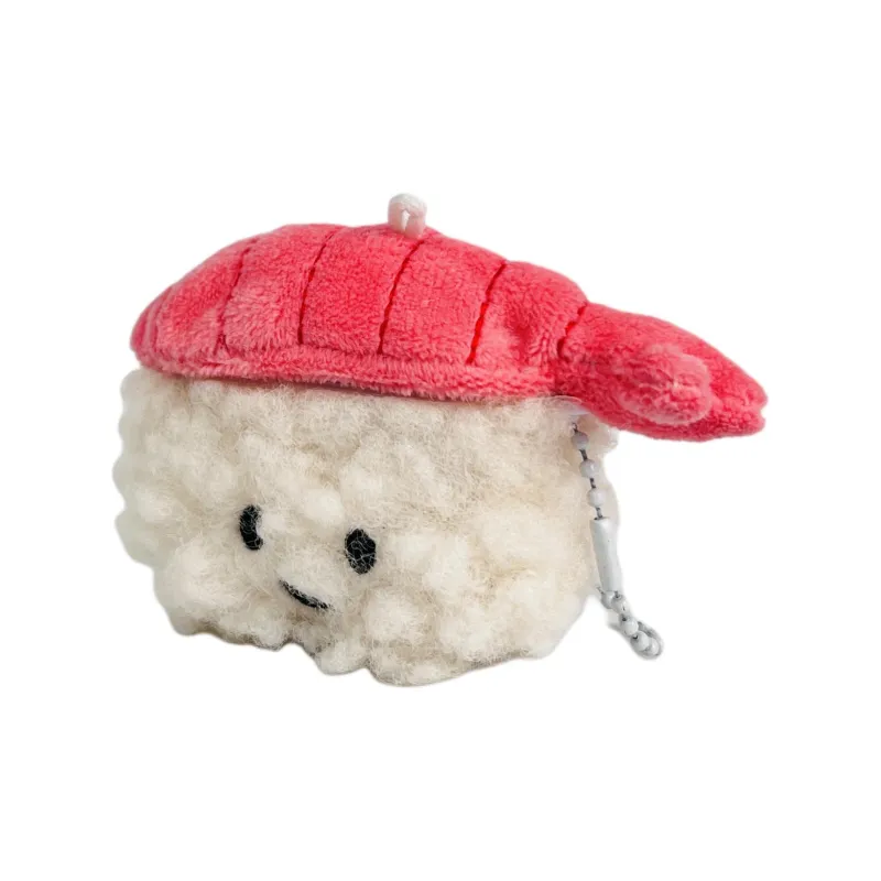 Compatibility With Apple AirPods 4/2/3/4th Generation/AirPods Pro/Pro 2 Plush Sweet Shrimp Sushi Headphone Cases-3