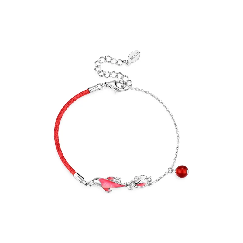 KADER 925 Sterling Silver Bracelets Women's Red, Success Box-1