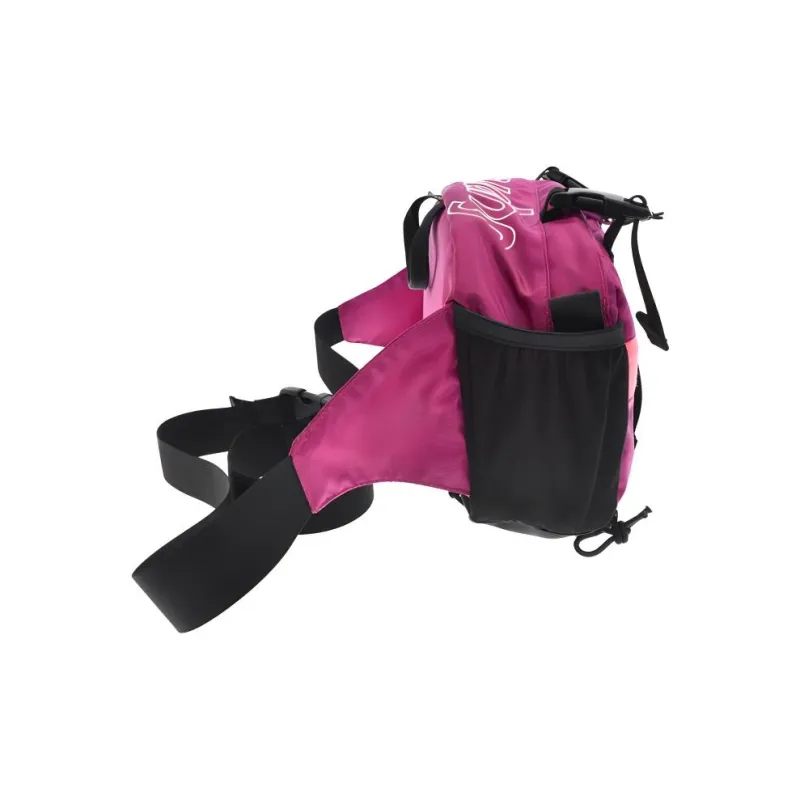 Supreme Nylon, Leather Sling Bag, One Shoulder, Crossbody, Fanny Pack Regular Unisex Purple-3