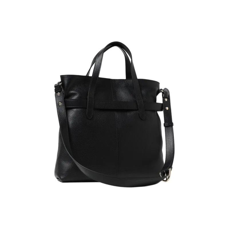 COCCINELLE Logo Patch Belted Detailed Tote Bag-1