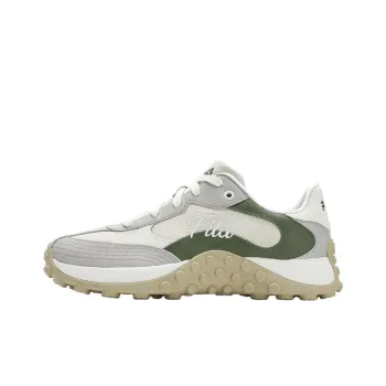 FILA Anti Slip Wear Resistant Low Top Casual Shoes Men's Gray Zong Green