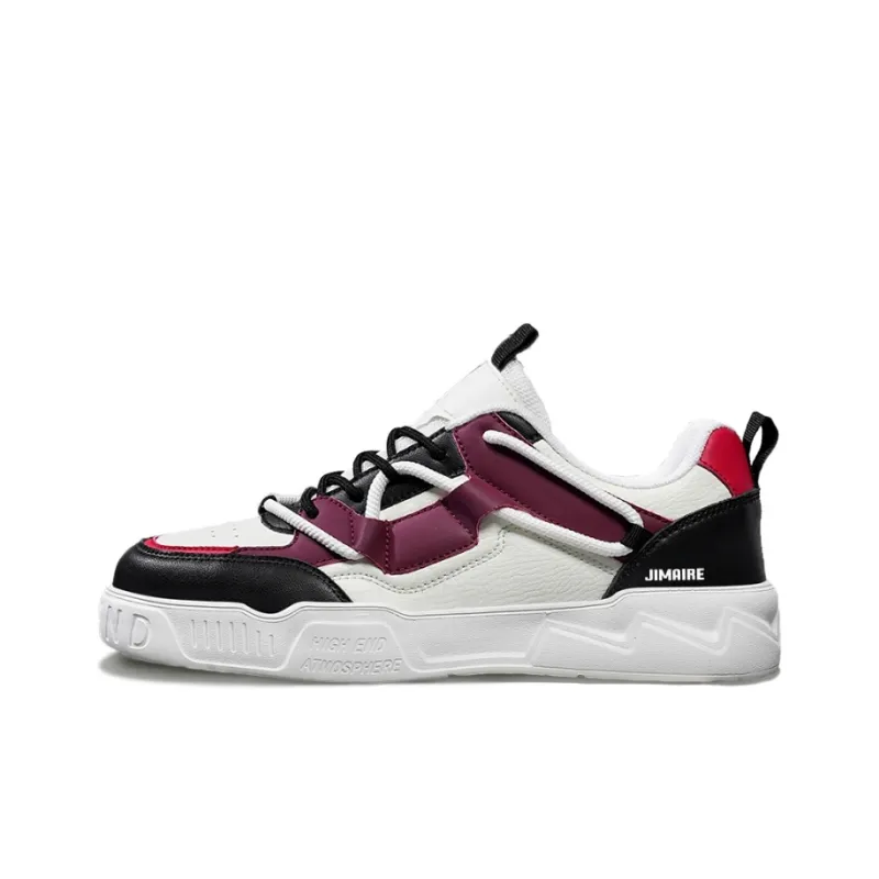 King Jinmai Slip Resistant Water Resistant Wear Resistant Height Increasing Low Top Skateboard Shoes Men's-5