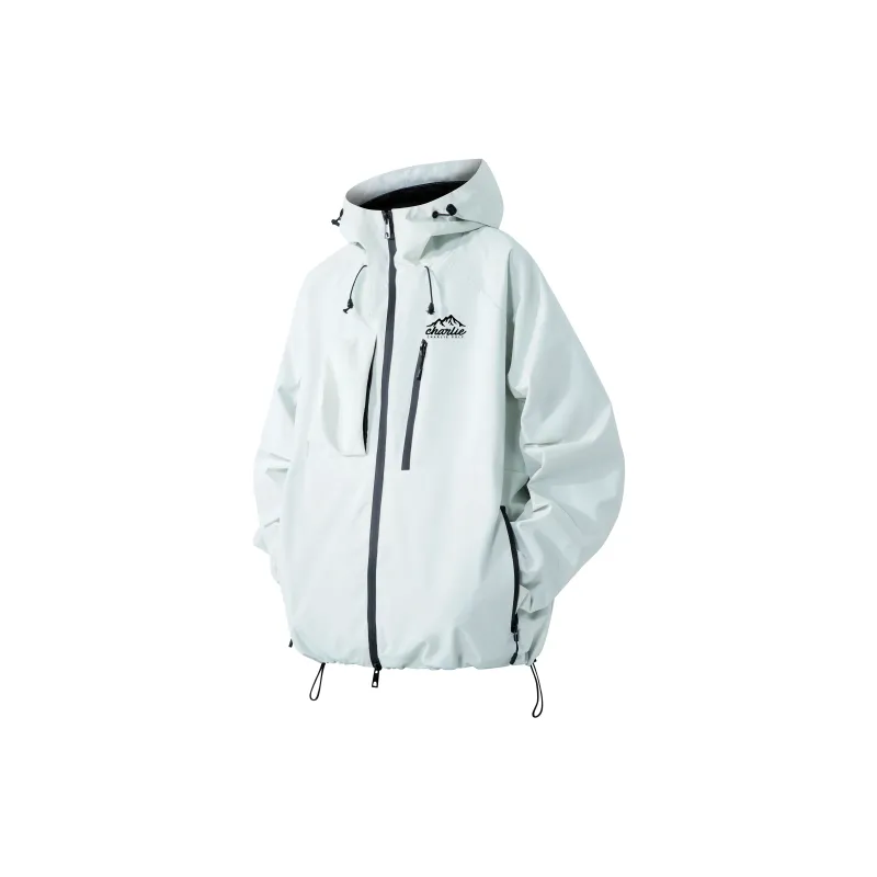 CHARLIE GOLF Water Resistant Windproof Wear Resistant Windbreaker Jacket Unisex-3