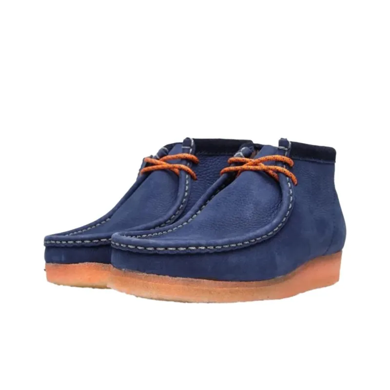Clarks Wallabee Boot Mf Doom Navy-2