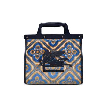 ETRO Viscose Tote Bag Shopping Bag Handbag Women's Multicolor