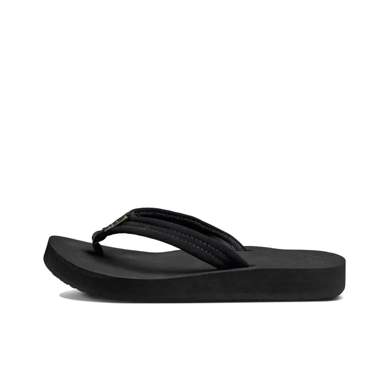 REEF Abrasion-Resistant Slip-Resistant Flip Flops Women's Black-0