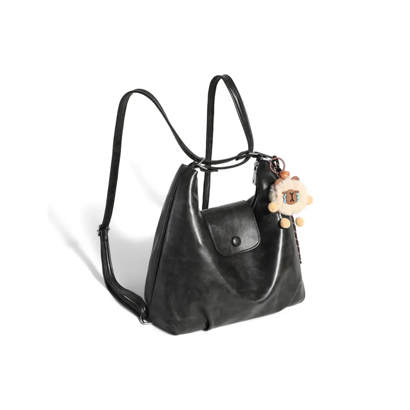 C°BANNER Synthetic Leather One Shoulder Underarm Tote Regular Women's Coffee/Brown/Black-14