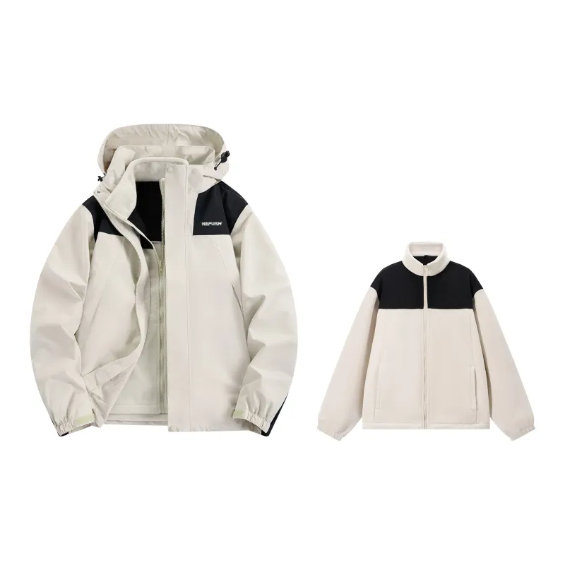 Kepu Keep Warm From The Wind Windbreaker Jacket Unisex-22