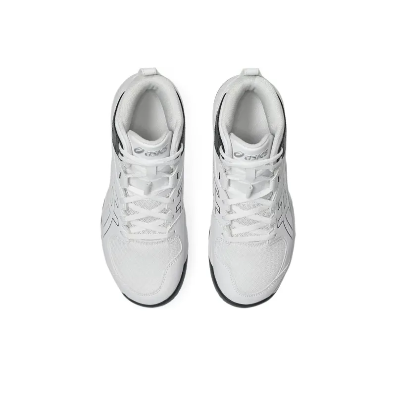 Asics Slip Resistant Cushioning Mid Top Children's Basketball Shoes White Kids'-4