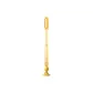 Long Head Toothbrush Single Piece (Pineapple Yellow)