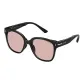 [Square and Round]Black Frame+Pink Lens TN101