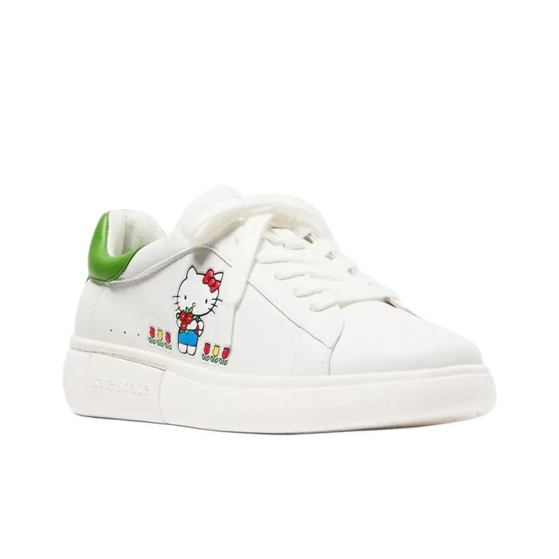 Hello Kitty x Kate Spade Low Top Casual Shoes Women's White Green-2