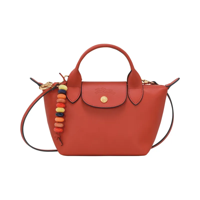 LONGCHAMP Le Pliage Xtra Cow Leather Shoulder Bag Crossbody Bag Handbag Mini Women's Ochre Yellow-1
