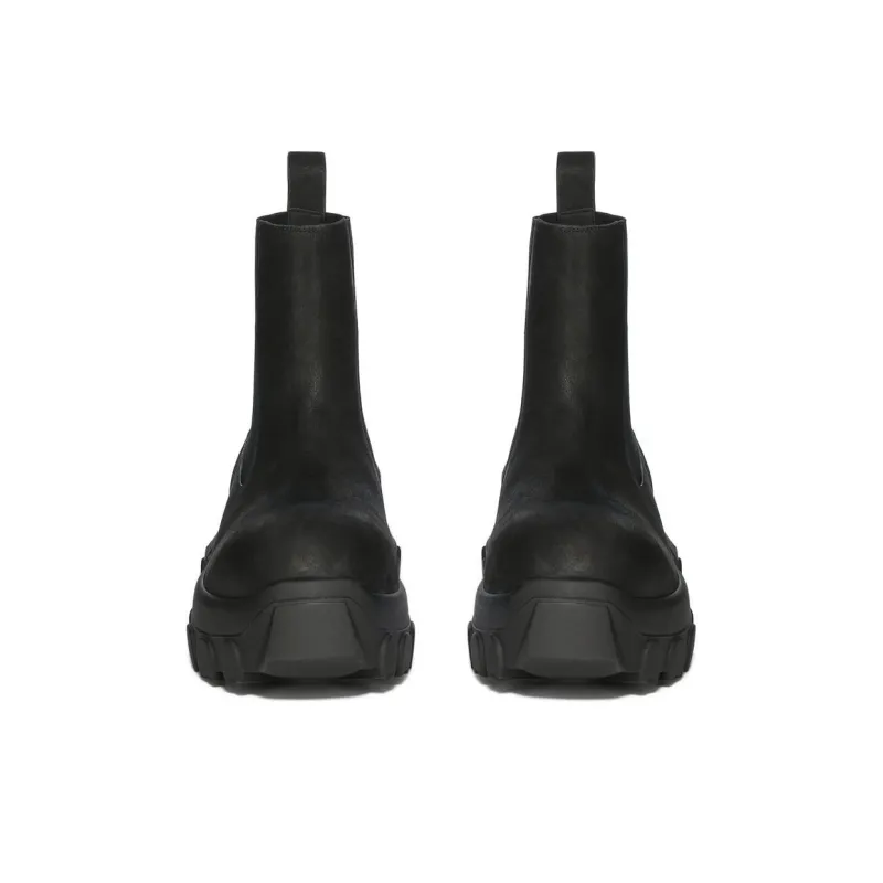 RICK OWENS/RO Bozo Short Chelsea Boots Women's Black-2