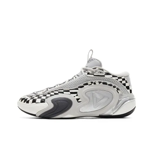 PEAK Basketball Shoes Men Low Top Smoke Gray