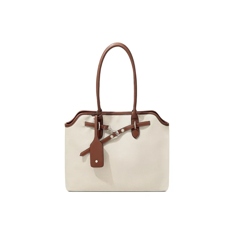 MAKEUP KITTEN PU Office Date Handbag Tote Bag Shoulder Bag Regular Women's Light Blue/Khaki-8