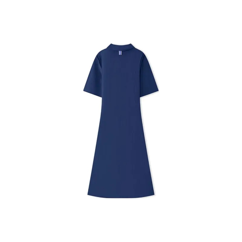 Skechers Short Sleeved Dresses Women's Medieval Blue-1